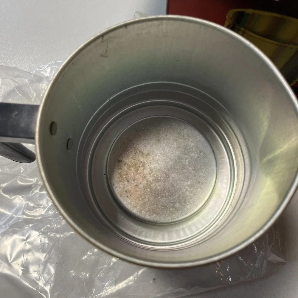 Vintage King Import Ltd Electric Hot Pot Baked Enamel Aluminum Plug-in Cup w/Box